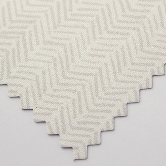 Light Grey Herringbone Fabric Sample