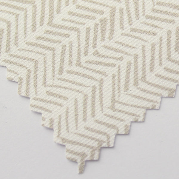 Neutral Herringbone Fabric Sample